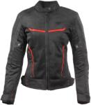 RSA Geaca moto dama RSA Runway negru-rosu (RSABURUNWBRD)
