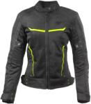RSA Geaca moto dama RSA Runway negru-galben fluo (RSABURUNWBFYD)