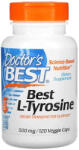 Doctor's Best Best L-Tyrosine (Tirozina), 500mg, Doctor s Best, 120 capsule