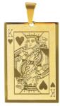  Card Medál nyakláncra-Arany
