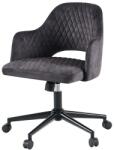 LuxD Design irodai szék Laney szürke bársony