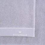 Billerbeck rizskötésű törölköző, Jégkék, 50x100 cm