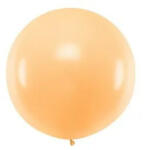 Partydeco Lufi 1m-es léggömb, Pasztell Barackszínű (LUFI836352)