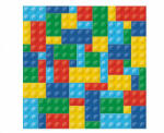 LEGO® mintázatú Colorful Bricks szalvéta 20 db-os 33x33 cm (MLG490848) - gyerekagynemu