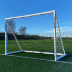 QuickPlay Poartă de fotbal QuickPlay Q-FOLD Goal 244 x 150 cm alb/negru