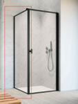 Radaway NES KDJ I zuhanyfal 70x200 cm átlátszó üveg, fekete profilszín 100390705456 (10039070-54-56)