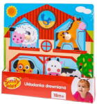 Smily Play Puzzle Smily Play Wooden Farm with holders (SPW83607) Puzzle