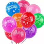  Балон с надпис happy birthday микс цветове