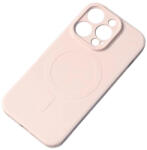 Mgramcases Silicone MagSafe tok iPhone 15 Pro Max, rózsaszín