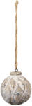 Clayre & Eef Set 6 ornamente brad Craciun lemn maro 8x8 cm (6H2289)