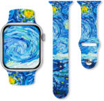 watchmyband Van Gogh a Csillagos éj mintás szilikon szíj