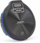 Aiwa PCD-810BL Hordozható CD lejátszó fekete/kék színben (PCD-810BL)