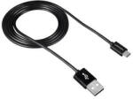 CANYON USB kábel, USB 2.0-microUSB, 1 m, CANYON "UM-1", fekete (CAUSBM1B) - fapadospatron
