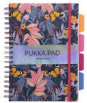 Pukka Pad Spirálfüzet, B5, vonalas, 100 lap, PUKKA PAD "Project Book Bloom", vegyes minta 1 db (PUP9494)
