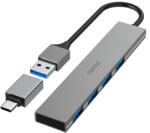 Hama USB 3.2 Gen1 HUB 1: 4 Port 5GB/s + USB Type-C OTG (200141)