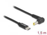 Delock Laptop töltőkábel USB Type-C apa - Samsung 5, 5 x 3, 0mm apa (87980)
