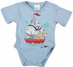 Asti Rövid ujjú baba body cuki Vitorlás mintával - pindurka