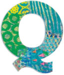 Djeco DD04826 Dekorbetű - Q - Peacock letter (DD04826)