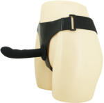 LyBaile Strap-On Ultra Passionate Karin, Silicon, Negru, 16.8 cm
