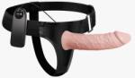 LyBaile Strap-On Hollow Ultra Passionate Harness, Multispeed, TPR, Natural, 15.5 cm