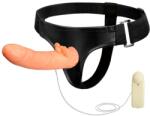 LyBaile Strap-on Passionate Harness Multispeed, PVC, Natural, 20 cm