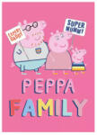 BrandMac Peppa malac polár takaró family pink 100x140cm (BRM014015)