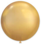 Balloons4party Set 2 baloane latex jumbo chrome auriu 38 cm