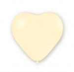 Balloons4party Set 25 baloane latex inima ivoire 12 cm