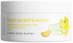 Nacomi Masło do ciała o zapachu brzoskwini i cytryny - Nacomi Peach Sorbet And Lemon Creamy Body Butter 100 ml