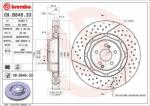 BREMBO Disc frana BREMBO PRIME LINE - Dual Cast 09. B848.33 (09.B848.33)