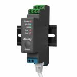 Shelly PRO 2 DIN-sínre szerelhető, 2 áramkörös, WiFi + Ethernet + Bluetooth kompatibilis okosrelé, feszültségmentes kapcsolásra is (3800235268025)