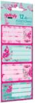 Lizzy Card Füzetcímke LIZZY CARD Lollipop Cute Butterfly 12 db címke/csomag