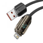 Toocki töltőkábel USB-C - Lightning 12W 1m fekete (TXCLYX01)