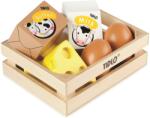 Tidlo Cutie din lemn cu produse lactate si oua (DDT0103)