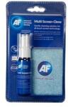 AF International Tisztítófolyadék, érintőkijelzőhöz, mikroszálas kendővel, 25 ml, AF " Multi Screen-Clene"