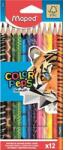 Maped Color Peps Animal színesceruza készlet 12db-os normál háromszög