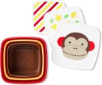 Skip Hop Set 3 cutii pentru pranz Zoo Maimutica (9H776210) Set pentru masa bebelusi