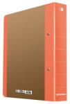 DONAU Gyűrűs könyv, 2 gyűrű, D alakú, 50 mm, A4, karton, DONAU "Life", neon narancssárga (D3835N) - fapadospatron