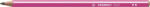 STABILO Grafitceruza, HB, háromszögletű, vékony, STABILO "Trio", rózsaszín (TST36901HB) - fapadospatron
