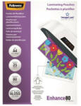 Fellowes Meleglamináló fólia, 80 mikron, A4, fényes, 25 db, FELLOWES (IFW53962) - fapadospatron