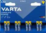 VARTA Elem, AAA mikro, 8 db, VARTA "Longlife Power (VEHEAAA8) - fapadospatron