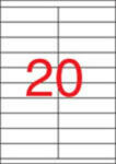 APLI Etikett, univerzális, 105x29 mm, APLI, 2000 etikett/csomag (LCA1299) - fapadospatron