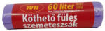 TUTI Szemeteszsák, köthető füles, 60 l, 16 db, TUTI (KHT968)