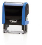 TRODAT Bélyegző, TRODAT "Printy 4912", kék ház, fekete párnával (IT4912K) - fapadospatron