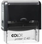 COLOP Bélyegző, COLOP "Printer C 40", kék cserepárnával (IC1524007U) - fapadospatron