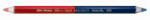 KOH-I-NOOR Postairón, hatszögletű, vastag, KOH-I-NOOR "3423", piros-kék (TKOH3423) - fapadospatron