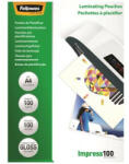 Fellowes Meleglamináló fólia, 100 mikron, A4, fényes, 100 db, FELLOWES (IFW53511) - fapadospatron