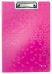 LEITZ Felírótábla, fedeles, A4, LEITZ "Wow", rózsaszín (E41990023) - fapadospatron