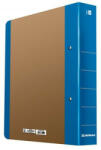 DONAU Gyűrűs könyv, 2 gyűrű, D alakú, 50 mm, A4, karton, DONAU "Life", neon kék (D3835K) - fapadospatron