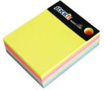 STICK N Öntapadó jegyzettömb, 101x76 mm, 280 lap, STICK N "Magic Cube", neon színek (SN21255) - fapadospatron